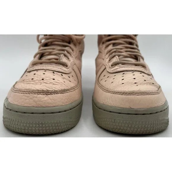 Nike Women’s SF AF1 Mid Air Force 1 Boots Orange Quartz AA3966-800 Size 8 - Picture 3 of 11